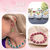 Valentine's Day DIY Polymer Clay Rhinestone & Glass Rhinestone Beads Findings Kits DIY-BT0001-65-11