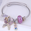 Adjustable Stainless Steel European Bangles FS-WG548C4-01-1