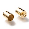Brass Cord Ends KK-H759-41I-G-2