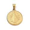 Religion Theme 304 Stainless Steel Pendants STAS-F336-06B-G-1