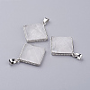 Natural Quartz Crystal Pendants X-G-E442-02W-1