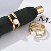 304 Stainless Steel Cuff Rings RJEW-S396-03G-3