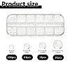 Round Transparent Glass Bubble Beads MRMJ-WH0001-52-2