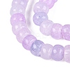 Ombre Effect Dyed Glass Beads Strands X-GLAA-Q106-05A-A11-3