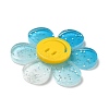 Gradient Color Transparent Acrylic Pendants X-OACR-H004-01D-3
