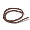 Synthetic Lava Rock Dyed Beads Strands G-H311-08D-06-4