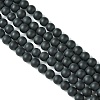 Dyed & Heated Natural Black Agate Beads Strands X-G-P088-14-6mm-4