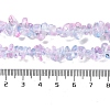 Spray Painted Transparent Glass Beads Strands GLAA-P060-01A-16-5