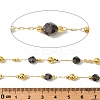 Handmade Labradorite Faceted Round Beaded Chains CHC-F021-01G-04-2