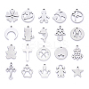 201 Stainless Steel Pendants STAS-N092-M-01-4