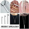 15Pcs 3 Styles 304 Stainless Steel Polished Pendant FIND-PH0020-86-6