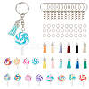 DIY Lollipop Keychain Making Kit DIY-OC0011-94-1