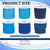 BENECREAT 30 Yards 6 Colors Polyester Twisted Lip Cord Trim OCOR-BC0006-27B-2