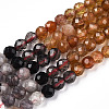 Natural & Synthetic Mixed Gemstone Beads Strands G-D080-A01-01-33-4