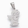Tarnish Resistant 304 Stainless Steel Pendants LS-STAS-F165-39P-2