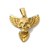 PVD Vacuum Plating 304 Stainless Steel Pendants STAS-B069-46G-02-1