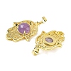 Natural Amethyst Pendants G-F786-07G-28-2