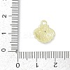 Rack Plating Alloy Enamel and Rhinestone Pendants PALLOY-R151-40G-04-3