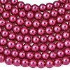 Eco-Friendly Dyed Glass Pearl Round Beads Strands HY-A008-6mm-RB058-2