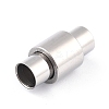 Tarnish Resistant 304 Stainless Steel Magnetic Clasps with Glue-in Ends LS-STAS-F276-04P-2