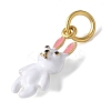 Brass Enamel Pendants KK-D350-01C-2
