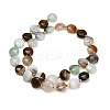 Natural Chalcedony Beads Strands G-H005-B12-01-5