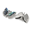 Brass Clear Cubic Zirconia Connector Charms KK-R210-11P-02-2