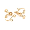 316 Surgical Stainless Steel Clip-on Earring Findings STAS-H240-45G-2