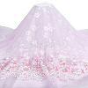 2M Polyester Snowflake Mesh Fabrics DIY-WH0622-388B-1