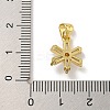 Rack Plating Brass Micro Pave Cubic Zirconia Charms KK-C074-64G-01-3