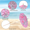 2 Bags 2 Styles Umbrella Bamboo & PET Plastic Toothpick Decorations AJEW-CP0007-29-5
