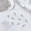 100Pcs Tibetan Style Alloy Pendants FIND-LP0004-19-1