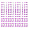 300Pcs Frosted Transparent Glass Beads GLAA-TA0002-78A-3