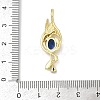 Brass Micro Pave Cubic Zirconia Pendants KK-D317-131G-3
