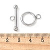 304 Stainless Steel Toggle Clasps STAS-Z124-01B-P-3