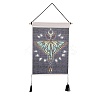 Bohemia Style Cloth Wall Hanging Tapestry HJEW-E003-01G-1