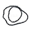 Transparent Electroplate Glass Beads Strands EGLA-A039-T3mm-UA13-2