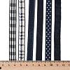 18 Yards 6 Styles Polyester Ribbon SRIB-Q022-E03-2