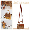 8 Sets 4 Colors Alloy D Ring Clasps with PU Leather Tab FIND-WR0010-68-6