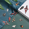 40Pcs 20 Style Alloy Enamel Charms ENAM-CA0001-48-RS-4