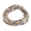 Electroplate Glass Beads Strands EGLA-L018-C-HP03-3