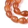 Baking Paint Crackle Glass Beads Strands DGLA-N019-03A-05-3