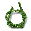 Handmade Lampwork Chevron Beads Strands LAMP-K041-01B-12-3