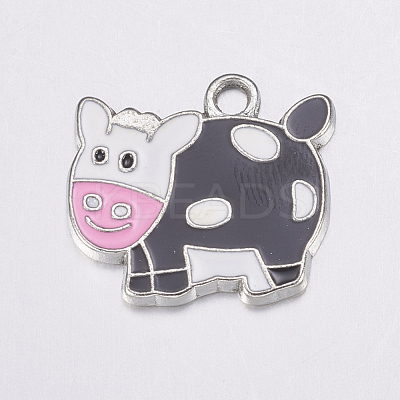 Alloy Enamel Charms EA0541Y-1