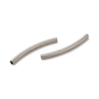 Non-Tarnish 304 Stainless Steel Tube Beads STAS-C091-02B-P-1