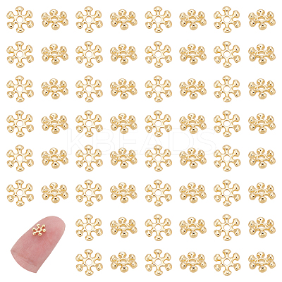 60Pcs Brass Spacer Beads KK-UN0004-80G-1