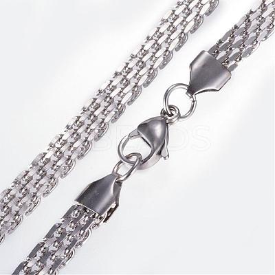 Tarnish Resistant 304 Stainless Steel Bracelets BJEW-D431-21-1