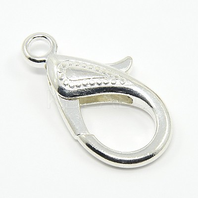 Tibetan Style Alloy Lobster Claw Clasps PALLOY-O027-S01-1