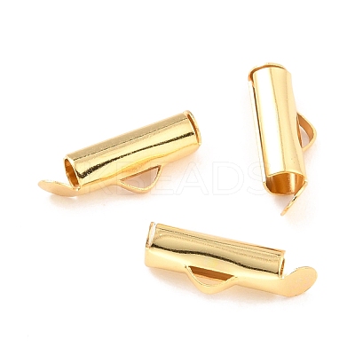 304 Stainless Steel Slide On End Clasp Tubes STAS-C044-07C-G-1