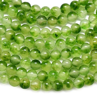 Natural Malaysia Jade Beads Strands G-L645-C01-4mm-31-1